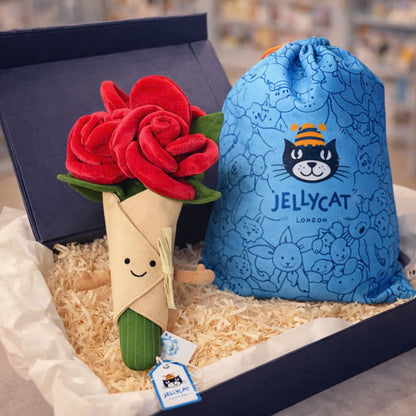 Jellycat Plush Flower Bouquet Soft Stuffed Flowers Valentine’s Gift for Her Cute Romantic Gift UK Authentic