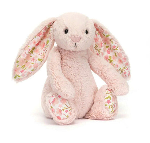 Jellycat Bashful Bunny Plush with Floral Liberty Ears – Ultra Soft Floppy Rabbit Stuffed Animal, Cute Bunny Gift for Kids, Baby Shower, Easter, Birthday & Plush Collectors, Nursery Decor, US Stock