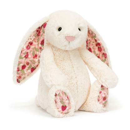 Jellycat Bashful Bunny Plush with Floral Liberty Ears – Ultra Soft Floppy Rabbit Stuffed Animal, Cute Bunny Gift for Kids, Baby Shower, Easter, Birthday & Plush Collectors, Nursery Decor, US Stock