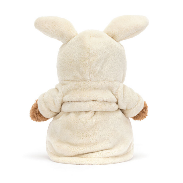 Jellycat Bartholomew Bear with Warm Bathrobe – The Ultimate Cuddly Companion - the perfect gift for your little one. Soft, cuddly, and oh-so-adorable- Keychain gift